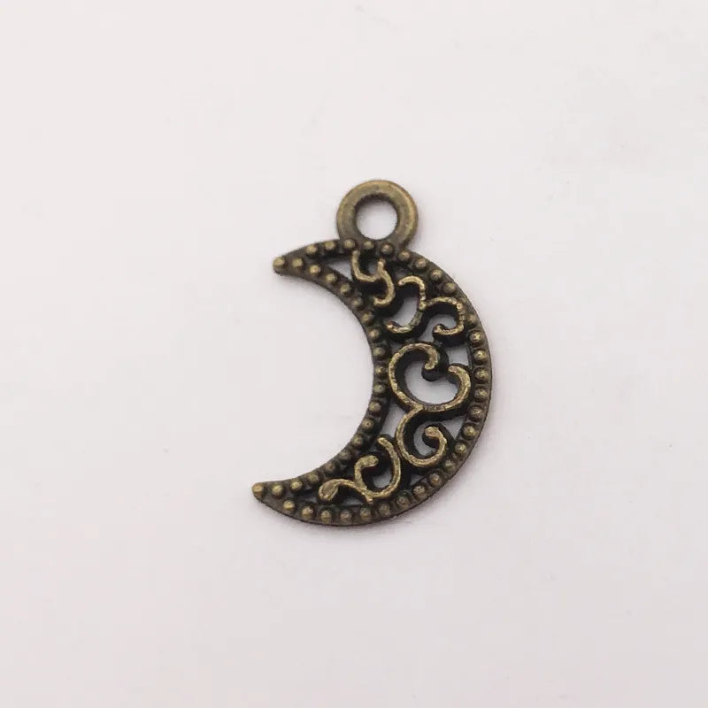 Retro Moon Alloy Plating Pendant