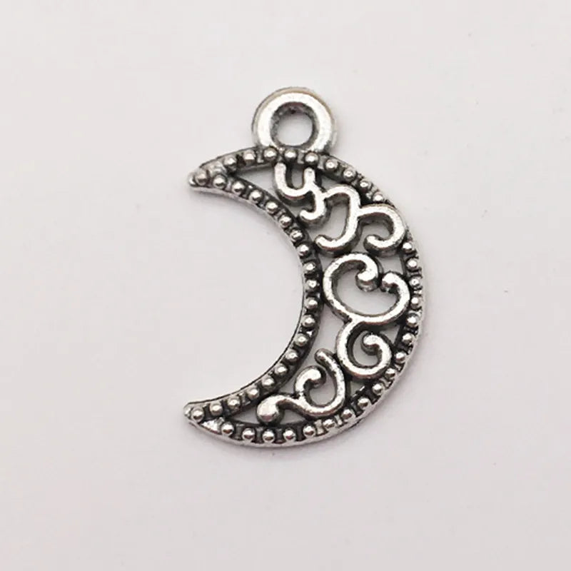 Retro Moon Alloy Plating Pendant