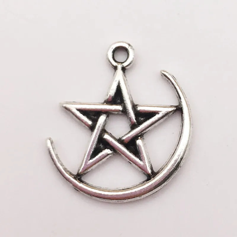 Retro Moon Alloy Plating Pendant