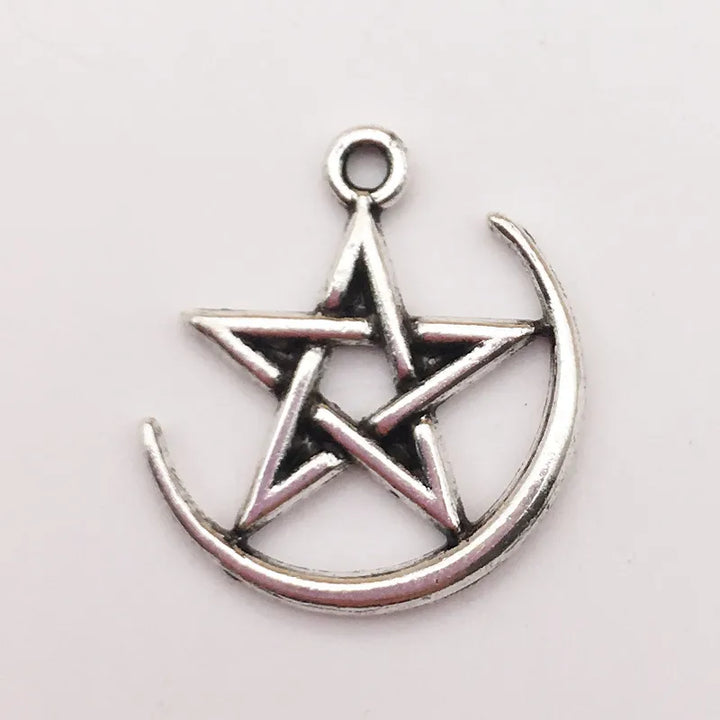 Retro Moon Alloy Plating Pendant