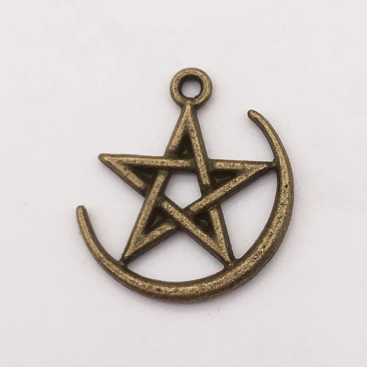 Retro Moon Alloy Plating Pendant