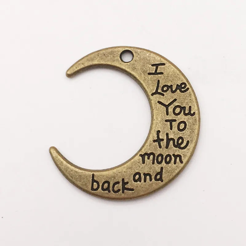 Retro Moon Alloy Plating Pendant