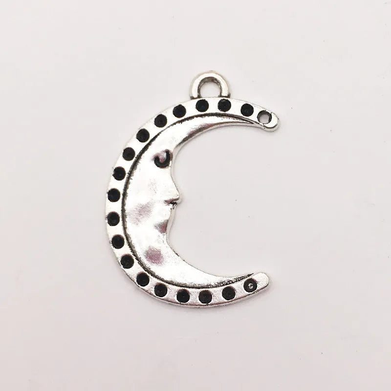 Retro Moon Alloy Plating Pendant