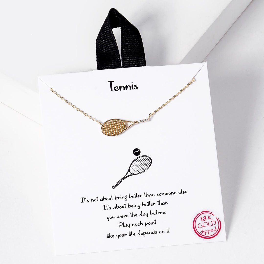 The Tennis Enthusiast Necklace