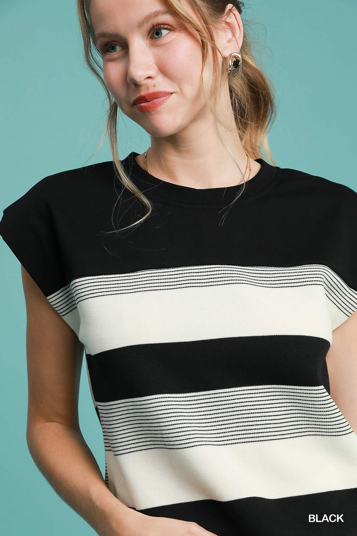 Mixed Stripe  Top