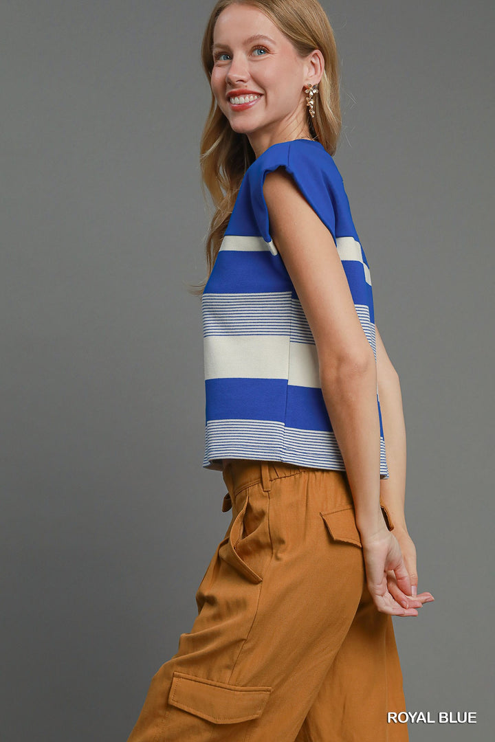 Mixed Stripe  Top