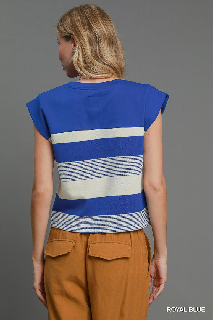 Mixed Stripe  Top