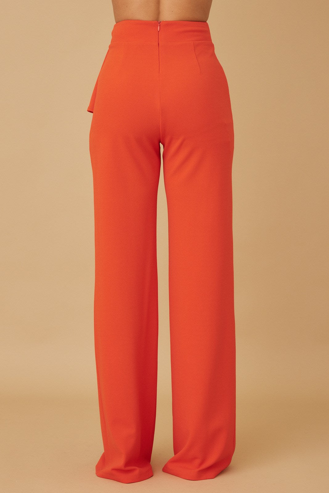 High waist jewel buckle pants