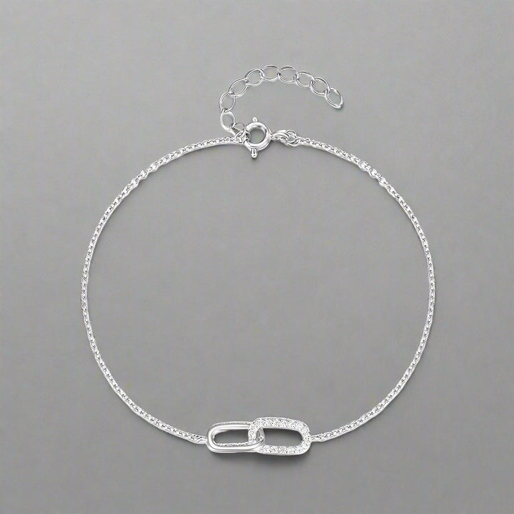 925 Sterling Silver Bracelets Simple Style