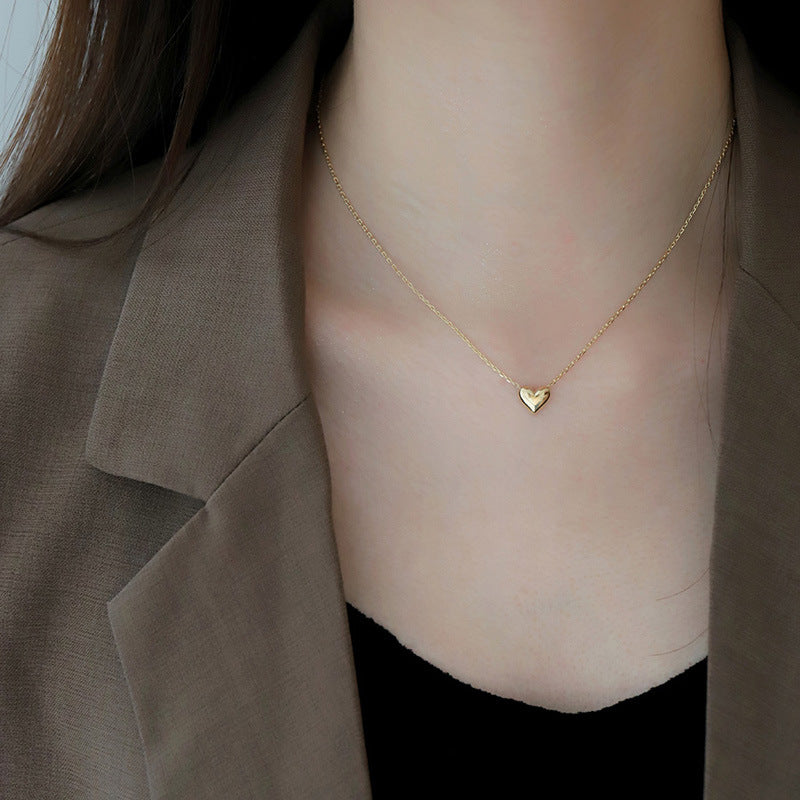 18K Gold Plated Three-dimensional Pendant Necklace