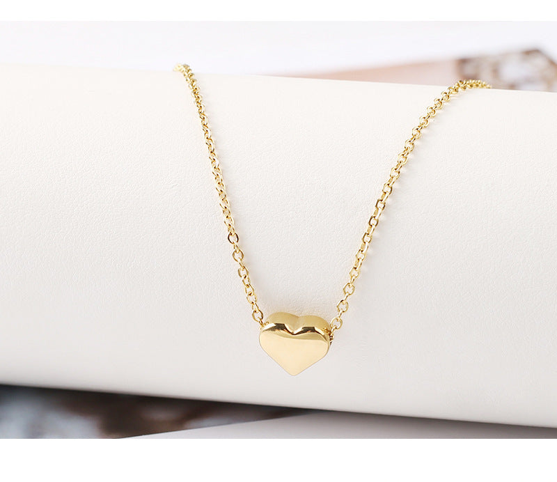 18K Gold Plated Three-dimensional Pendant Necklace