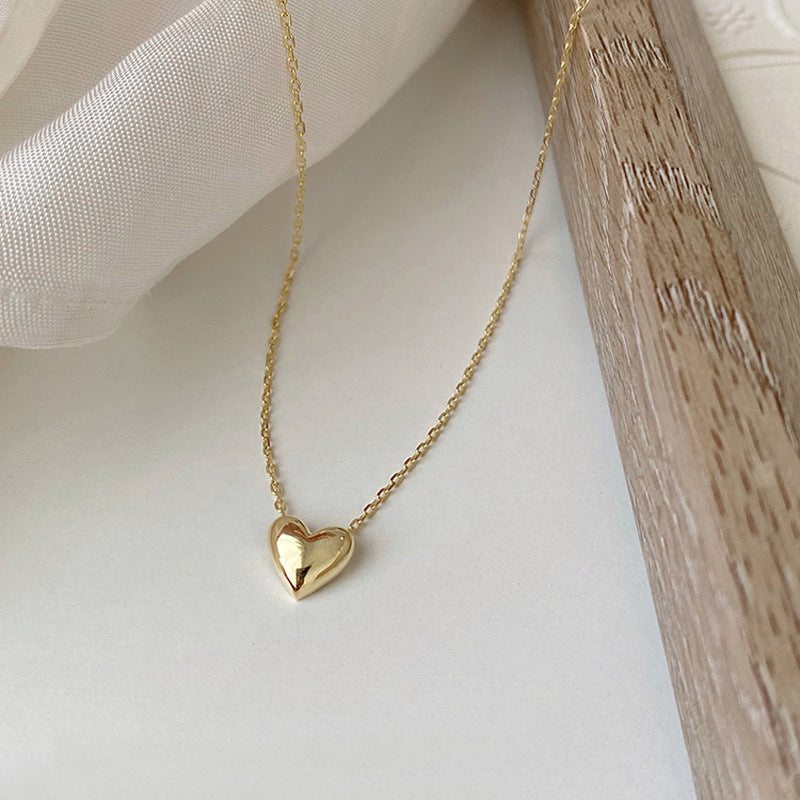 18K Gold Plated Three-dimensional Pendant Necklace