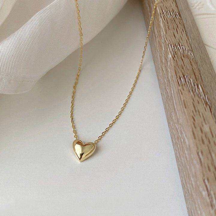 18K Gold Plated Three-dimensional Pendant Necklace