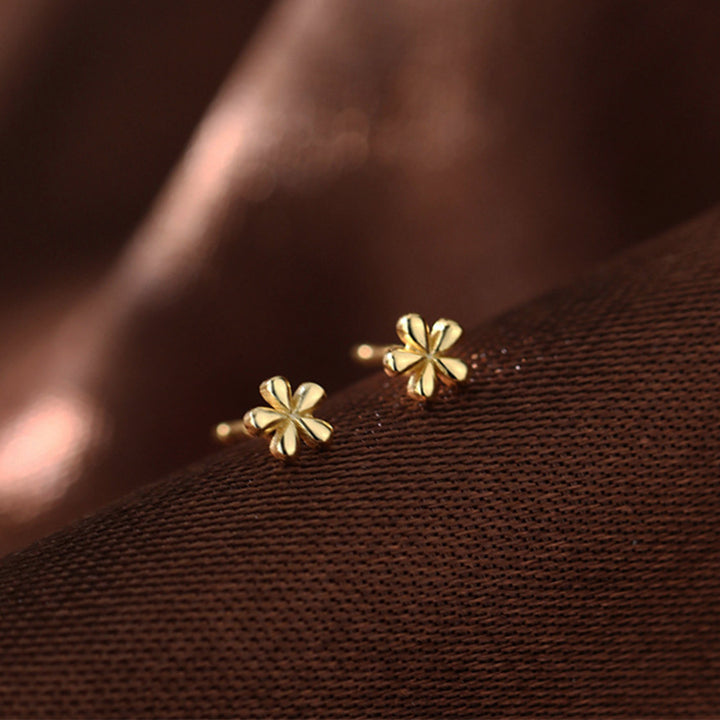 Petite Flower Gold & Silver Mix Earrings